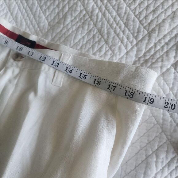 Contigo 100% linen cargo style casual coastal pants - Picture 8 of 14